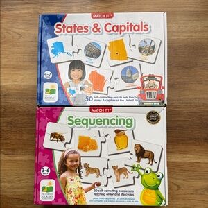 New 2 Match It! States & Capitals Puzzle